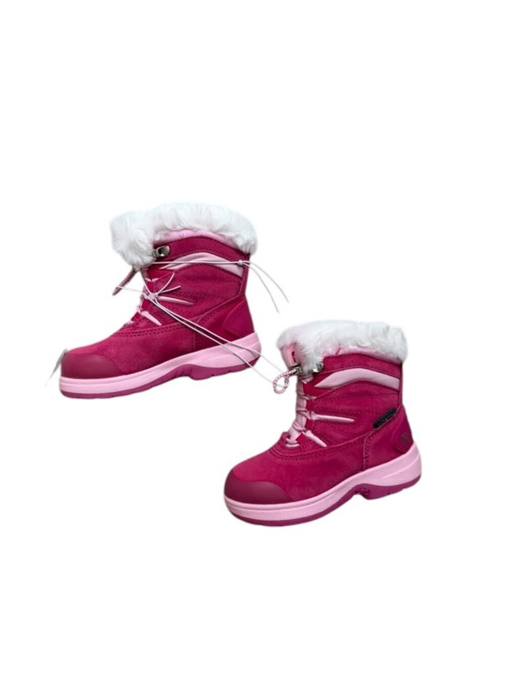 Swiss Tech Girls Size 8 Pink Winter Snow Boots 3M Thinsulate Memory Foam NWT